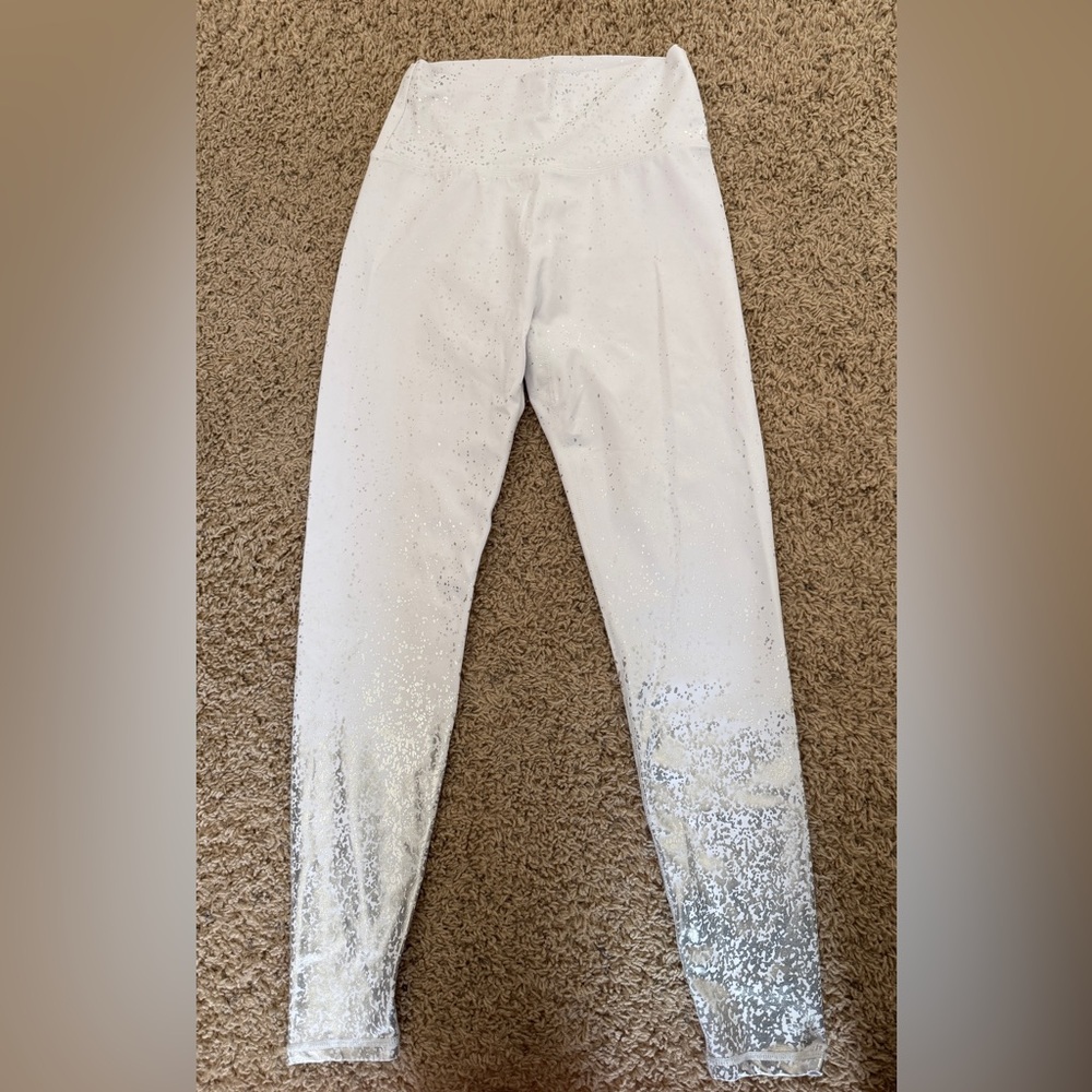 BuffBunny White Speckled Leggings